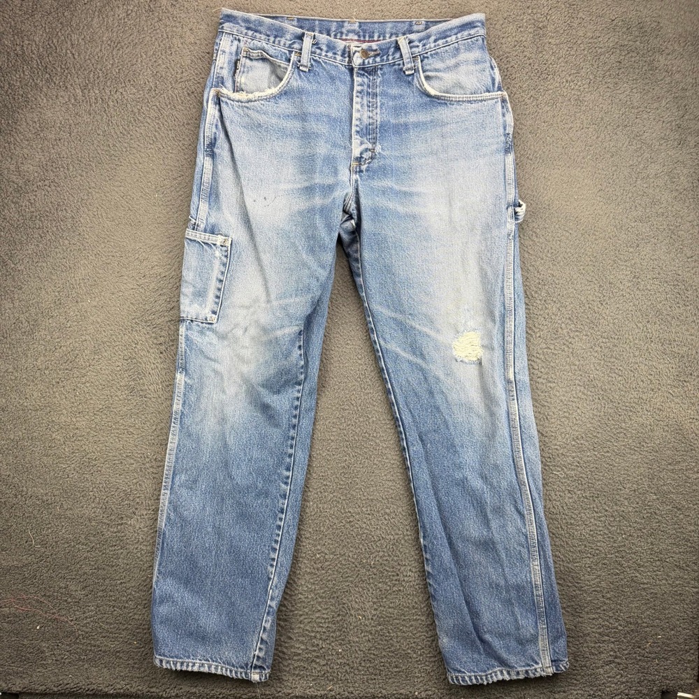 Bulwark FR Flame Resistant Carpenter Jeans Mens 36x32 Blue Denim PEJ8DW